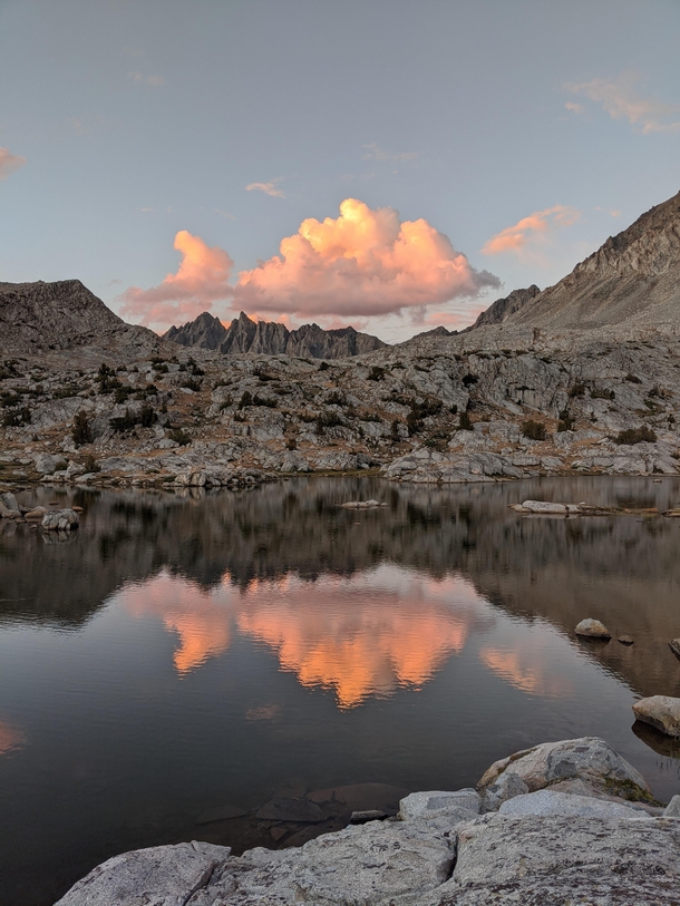 Pink Clouds in Bishop Pass OC x