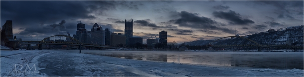 Pittsburgh Pennsylvania - Allegheny Ice Flow 