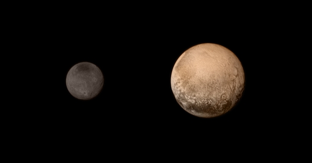 Pluto and Charon New Horizons 