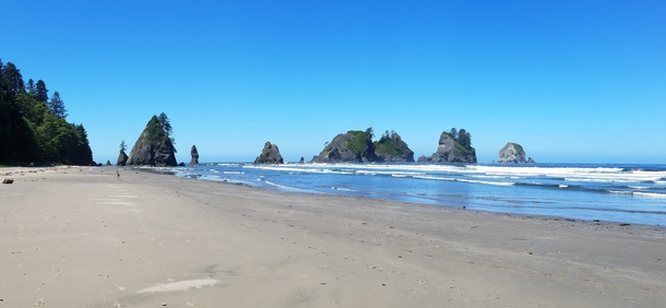 Point of Arches at Shi Shi Beach in Olympic National Park Washington State 