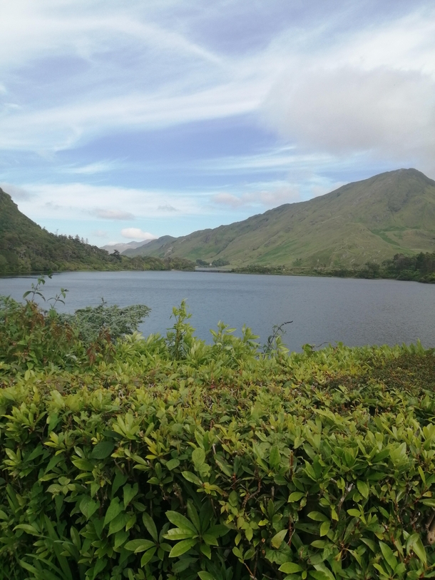 Pollacappul Lake at Kylemore Abbey Co Galway Ireland  X  