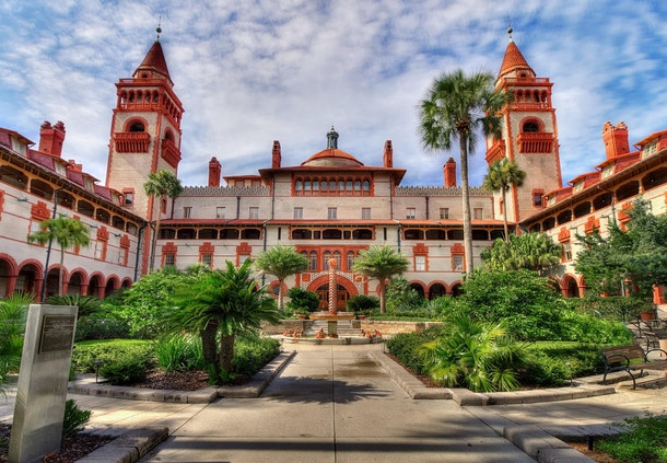 Ponce de Leon Hotel now part of Flagler College St Augustine Florida - Carrere and Hastings 