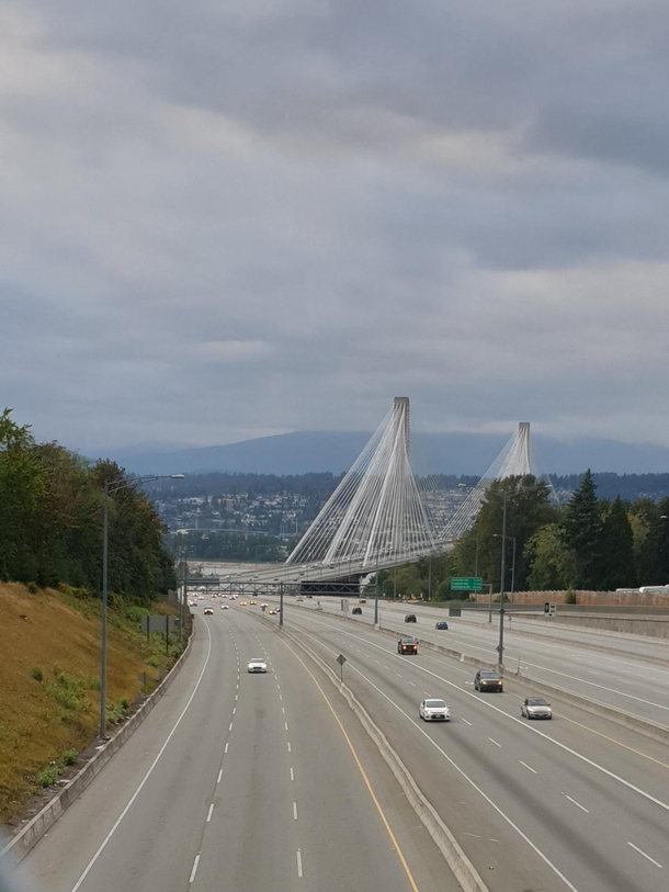 Port Mann Bridge into Vancouver BC