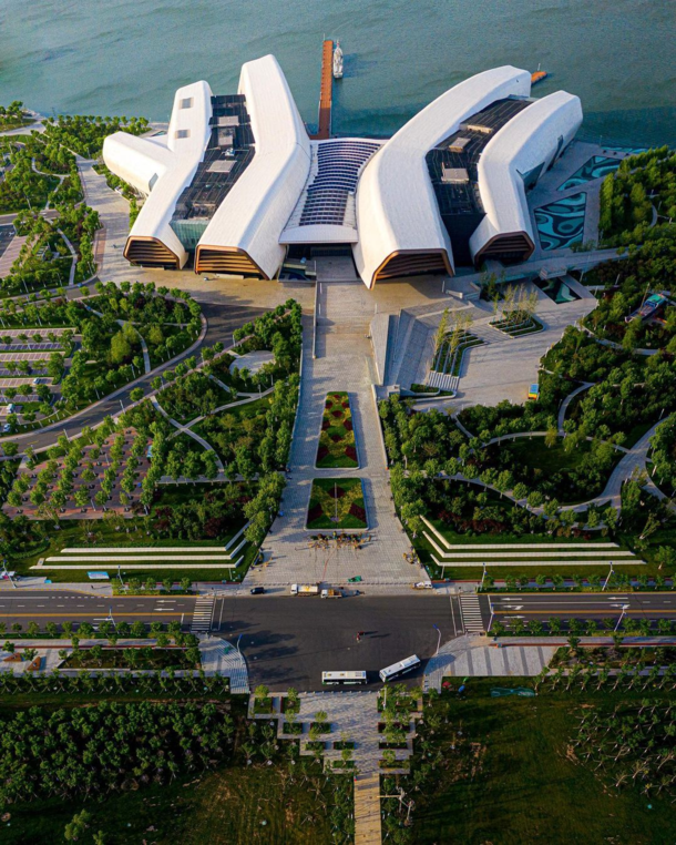 Port of Tianjin China Architectural design by coxarchitecture