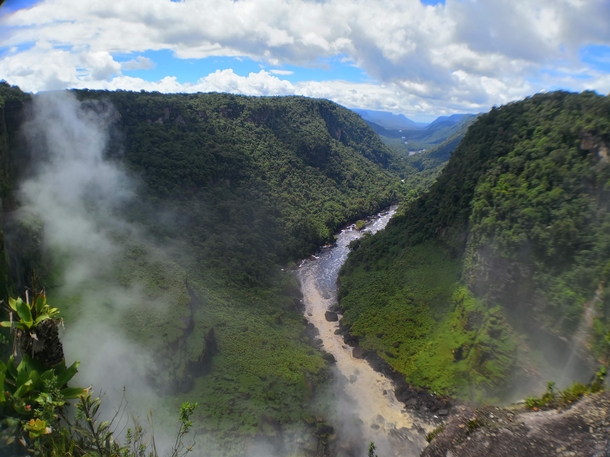 Potaro River Guyana Downstream from Kaiteur Falls 