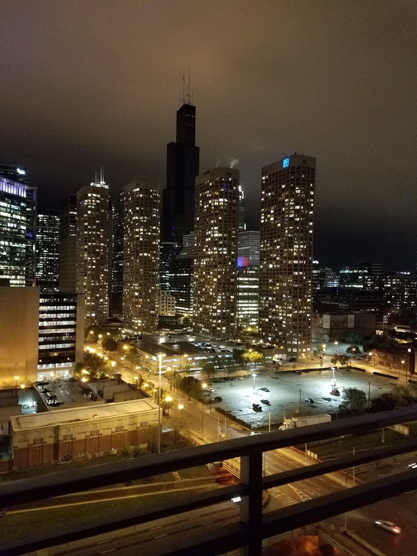 Power outage at the Sears Tower in Chicago Illinois