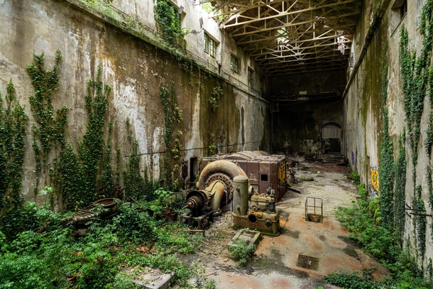 Power plant in Italy forgotten for  years 
