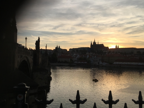 Prague besides Charles Bridge 