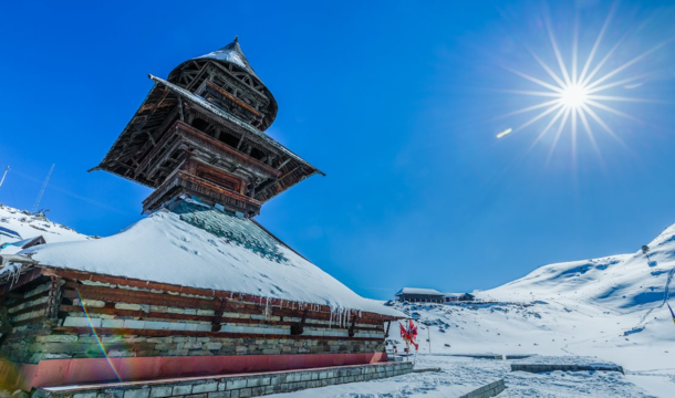 Prashar Lake Hindu Temple in Himachal Pradesh INDIA is located at a height of m above sea level The temple was constructed in -th century using a single deodar tree