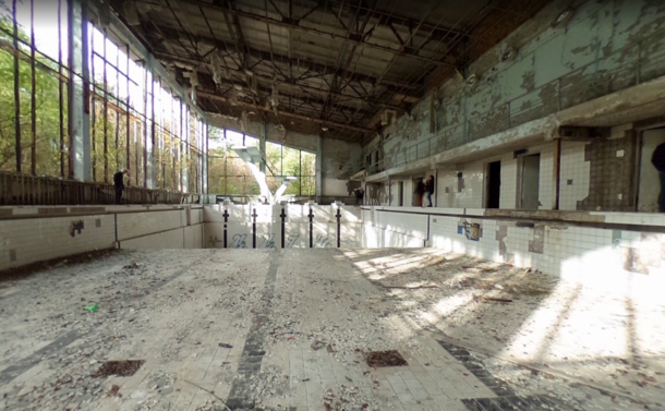 Pripyat near Chernobyl Swimming Pool