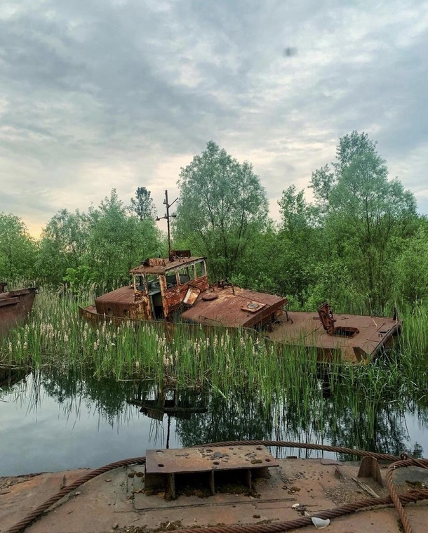 Pripyat River Port - Chernobyl