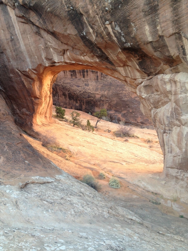 Private Arch at Arches National Park 