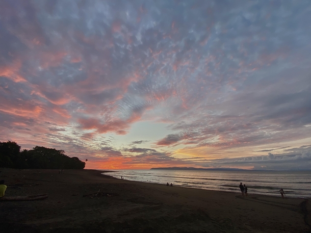 Pura Vida sunset in Costa Rica