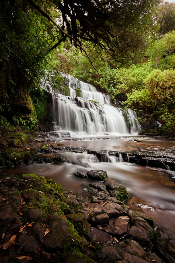 Purakaunui Falls - New Zealand  photo by Ohan Smit