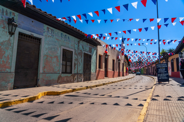 Putaendo Andes town in Chile  OC ALBUM