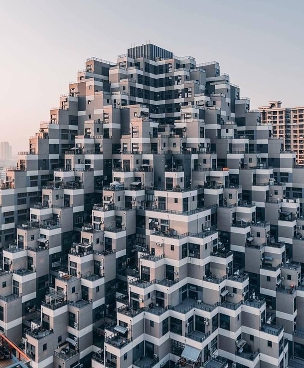 Pyramid of apartments Stella Yan Suzhou China 
