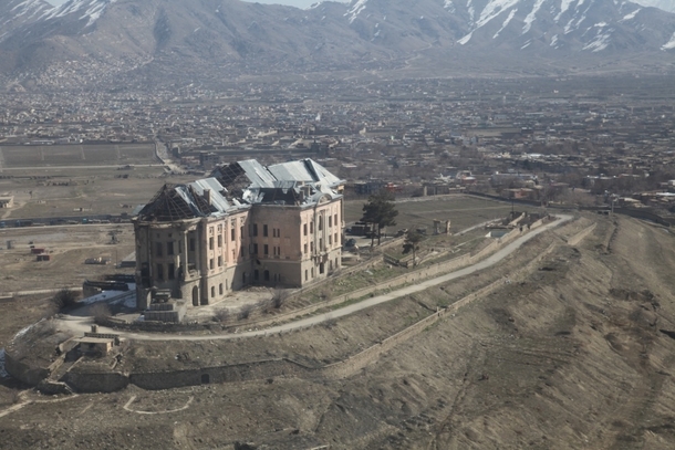 Queens Palace in Kabul Russian officers were the last to live there in the s Actually got to walk through it myself