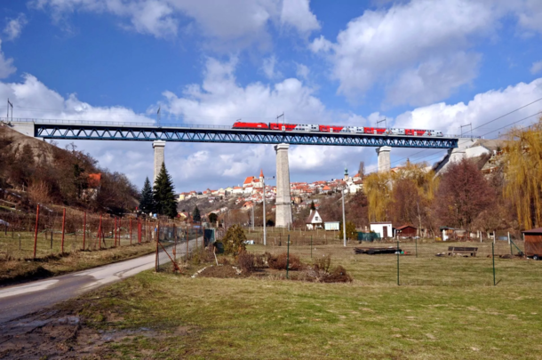 Rail bridge in Znojmo