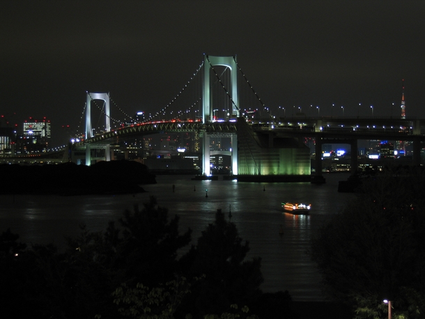 Rainbow Bridge in Tokyo Japan 