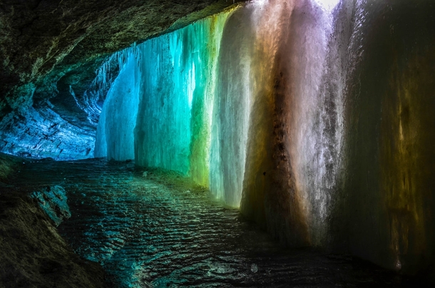 Rainbow Cave Minnehaha Falls MN 