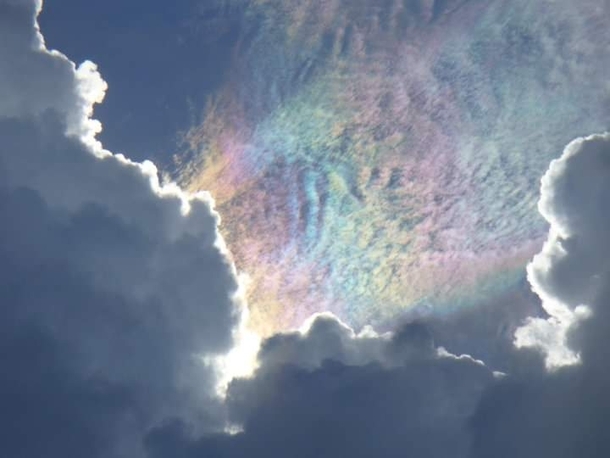 Rainbow cloud Okinawa Japan