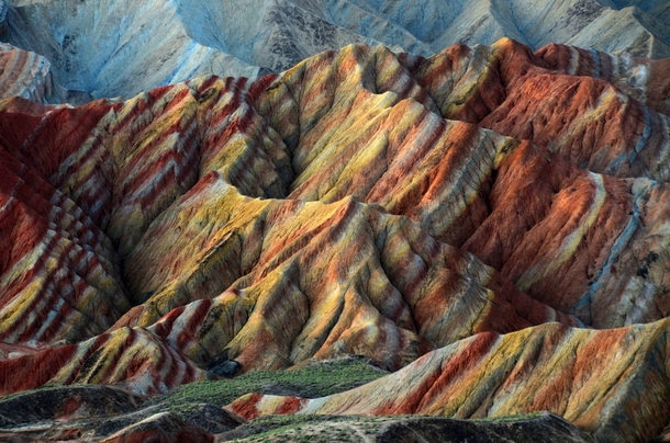 Rainbow Mountains In Chinas Danxia Landform from Getty Images 