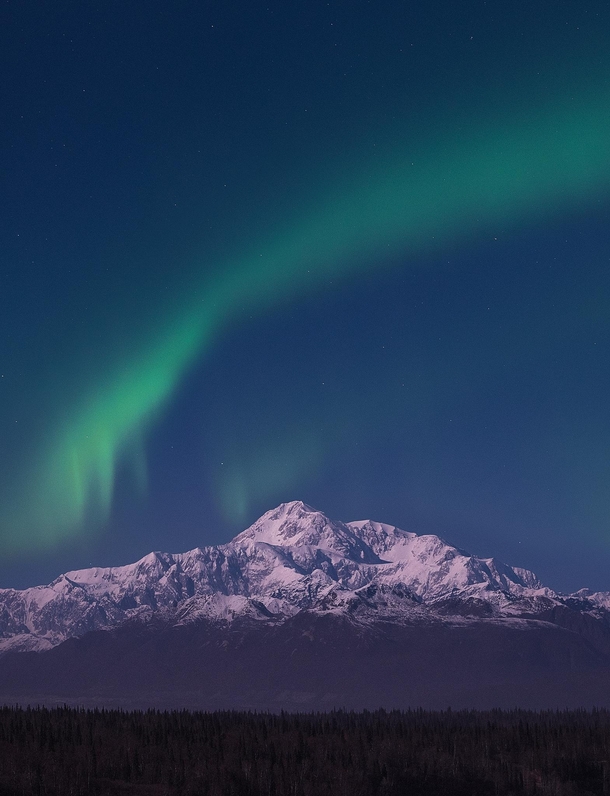 Raised - Denali meaning the big one Alaska - 