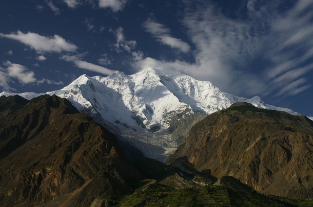 Rakaposhi Pakistan th highest mountain in the world at  m ft 