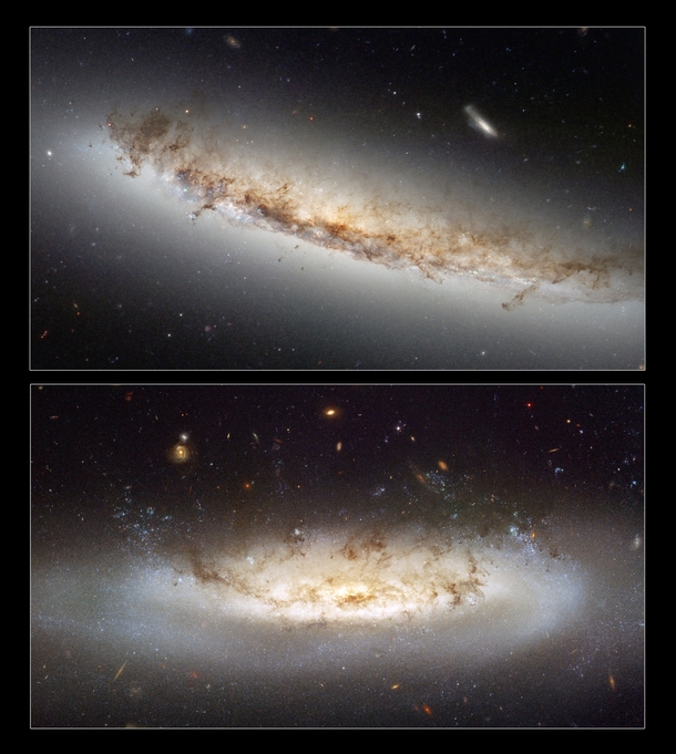 Ram pressure stripping galaxies NGC  and NGC  