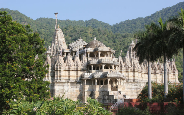 Ranakpur Jain temple complex in the Pali district of Rajasthan INDIA dates back to the th century This temple is built in Mru-Gurjara architecture