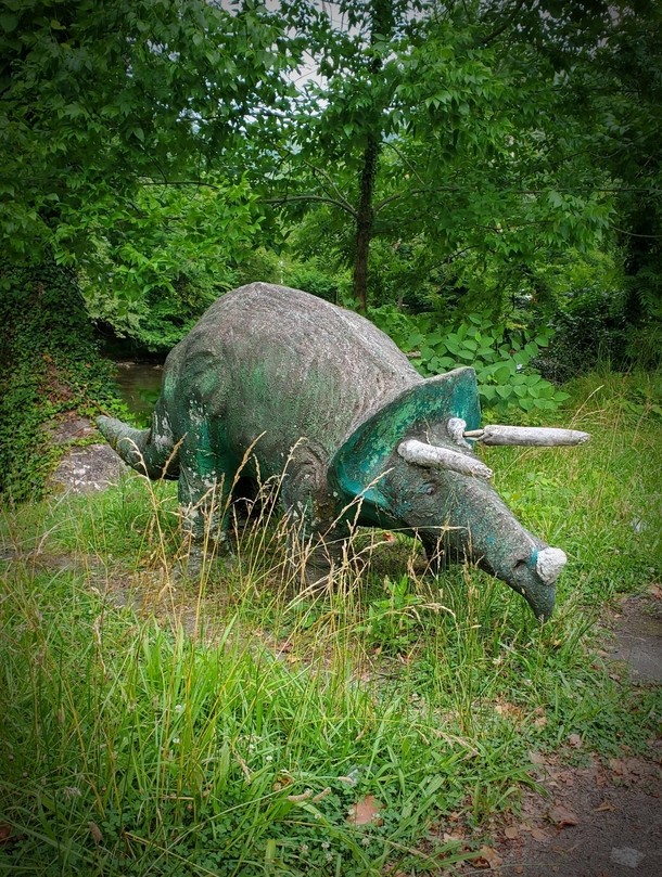 Random Roadside Dinosaur with no known context Cherokee NC 