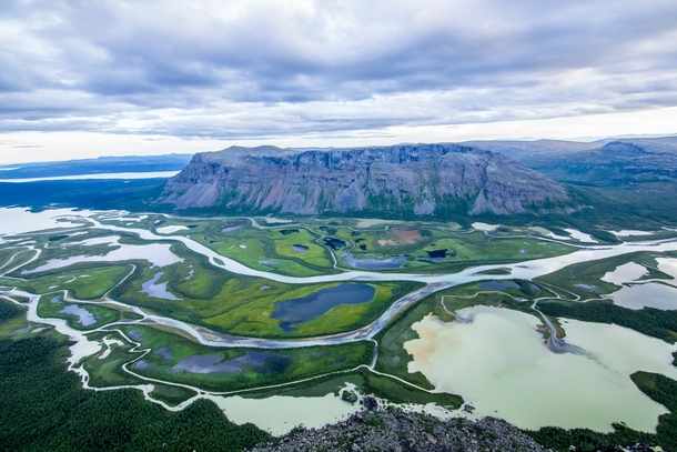 Rapa valley in Sarek National park Sweden  photo by Fabian Schmid