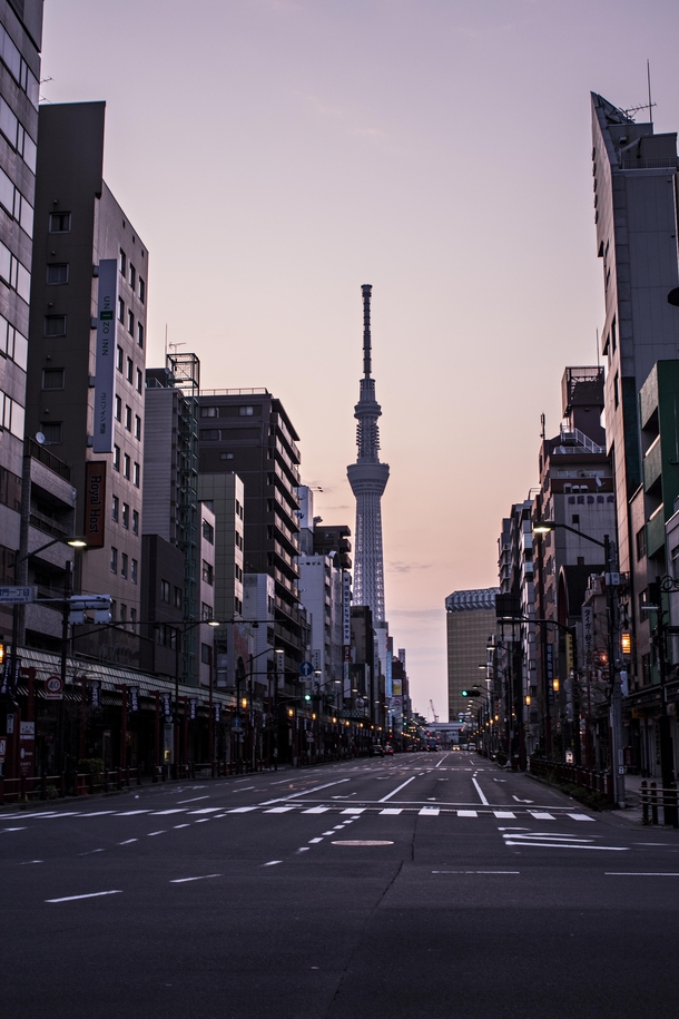 Rare quiet Tokyo Japan 