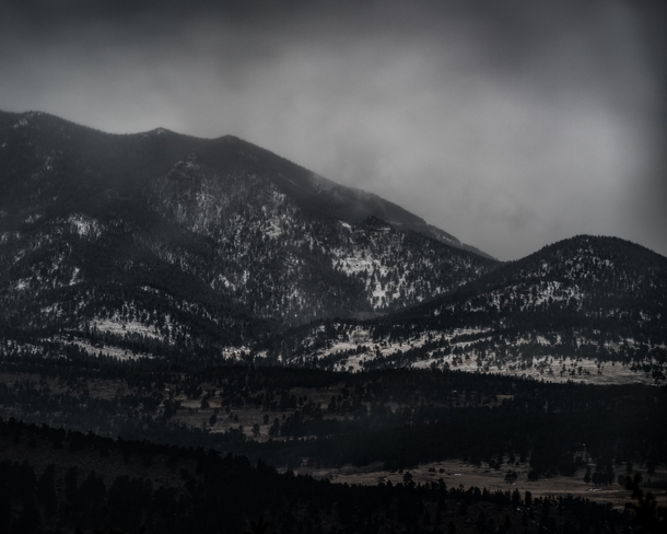 Read a book about Ansel Adams and was inspired to shoot this while staying in Estes Park Colorado 