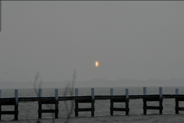 Really surprised SpaceX was able to launch in todays weather No lighting threat I guess Falcon  with yet even more Starlink satellites from Kennedy Space Center