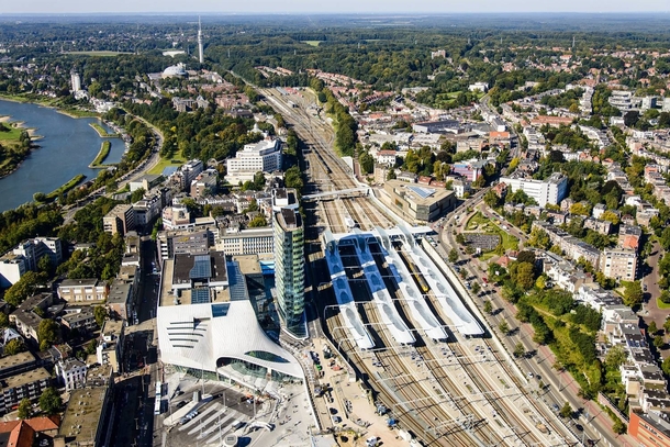 Recently opened Arnhem Central Station The Netherlands 