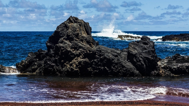 Red Sand Beach Maui Hawaii 