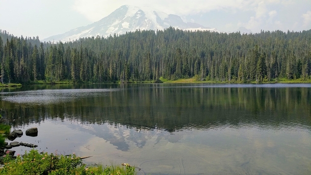 Reflection Lakes Mt Rainier WA   x 
