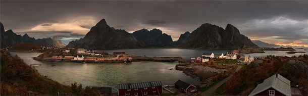 Reine on the island of Moskenesya Lofoten archipelago Norway 