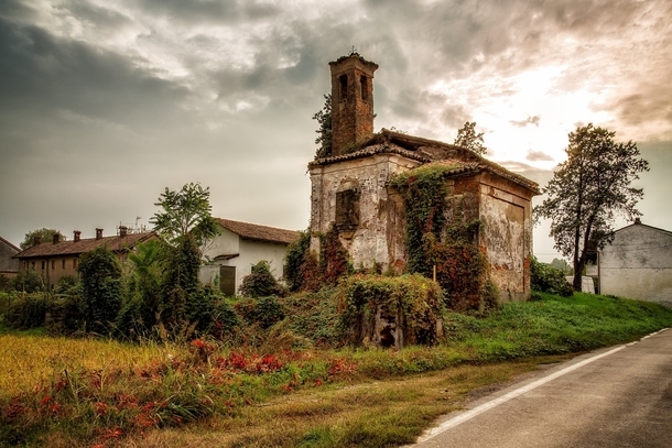 Remains of a Church in Merate Italy  by Sergio Locatelli