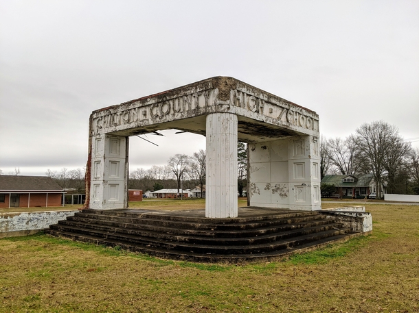 Remains of the old high school in Clanton AL 