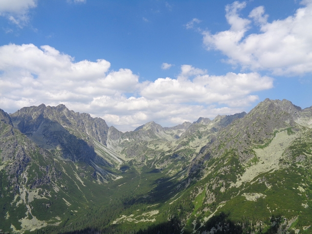 Remembrance of a summer trip Slovakia High Tatras route from Poprad Lake 