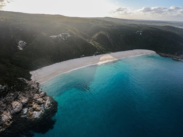 Remote beach on the south west coast of WA Australia 
