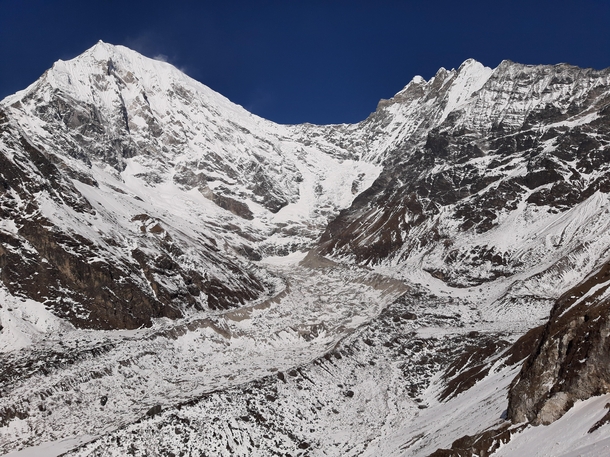 Retreating glacier at Langtang Valley Nepal 