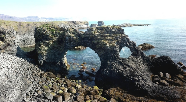 Ridiculous Double Arch - Iceland 
