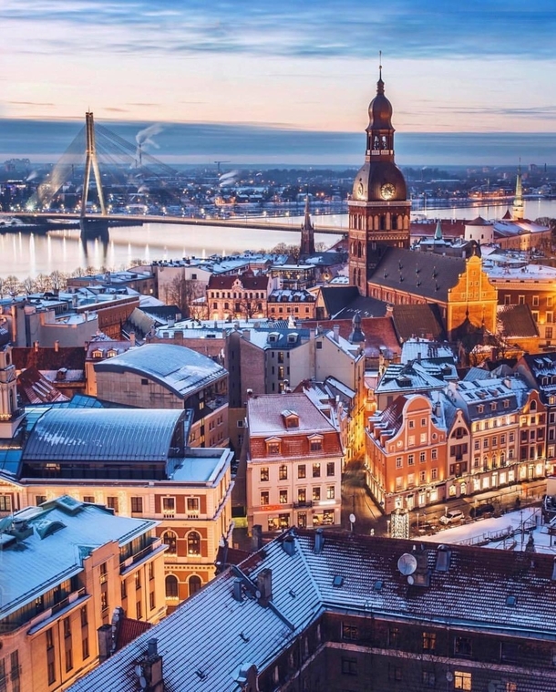 Riga Latvia - stunning in the summer but an absolute wonderland in the winter