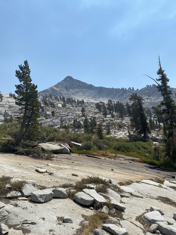 Right after it was hazy but just before it got even more hazy in the High Sierra - Sequoia National Park 