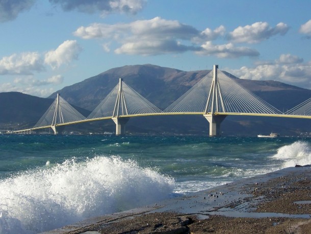 RioAntirrio bridge in Greece 