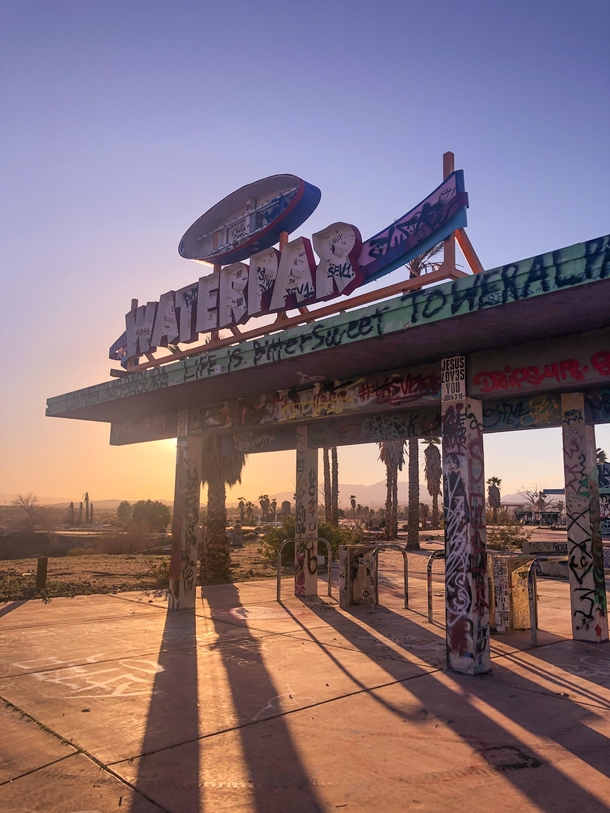 Rock-A-Hoola Waterpark looking more abandoned and beautiful than ever 