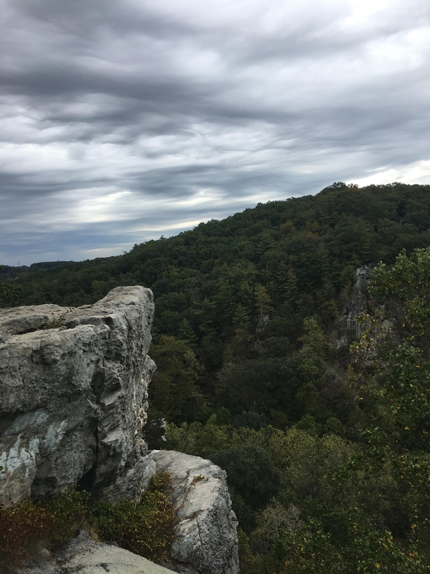 Rock state park in Maryland 